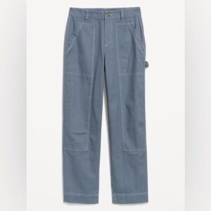 Old navy blue denim cargo pants